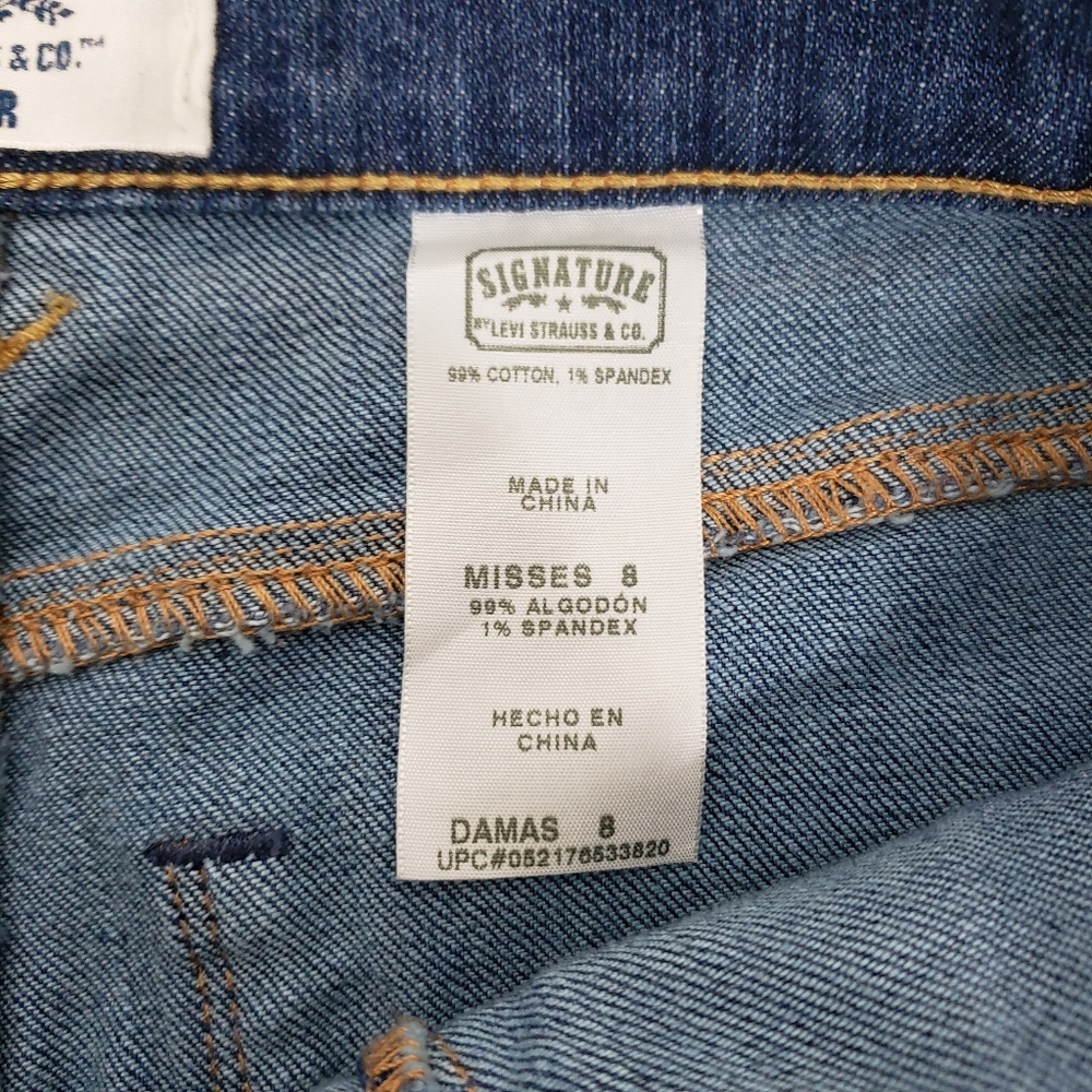 Levi Strauss Signature Trouser Jeans Sz 8 - Picture 14 of 16